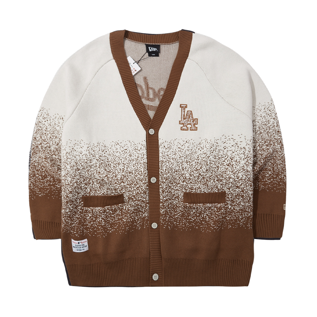 LOS ANGELES DODGERS ANCIENT CULTURE WHITE AND BROWN GRADIENT
