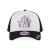 RICK AND MORTY CHARACTER MASH UP WHITE 9FORTY AF TRUCKER CAP