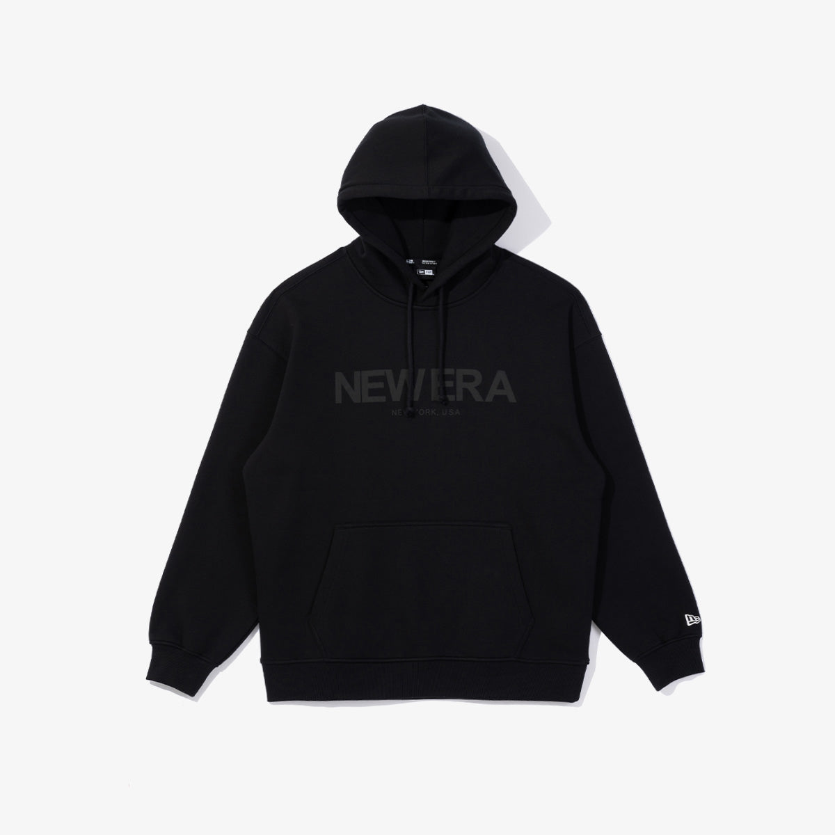 NEW ERA ESSENTIAL BLACK RELAXED HOODIE β New Era Hong Kong