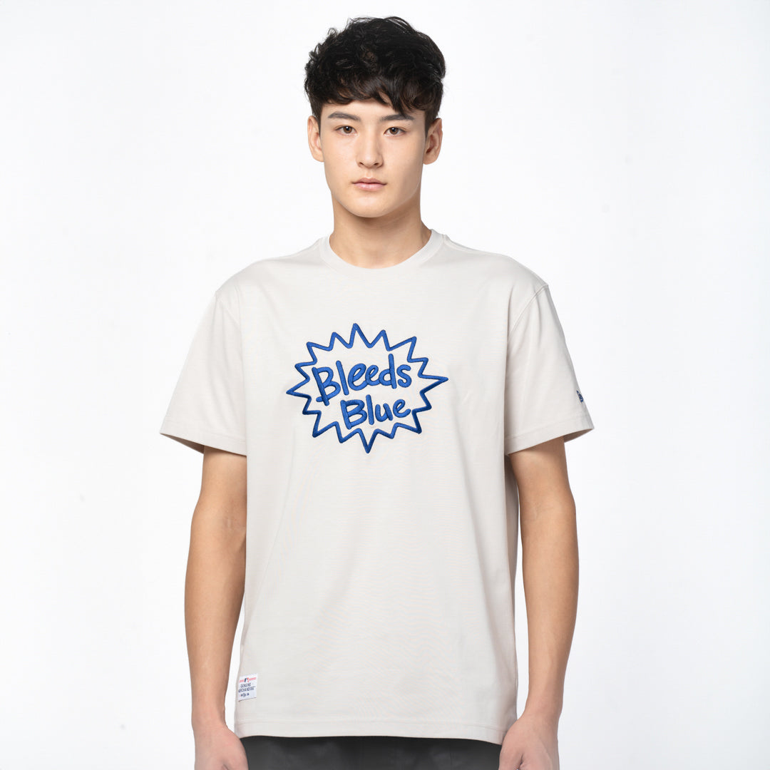 LOS ANGELES DODGERS BLEEDS BLUE SPEECH BUBBLES STONE SHORT SLEEVE