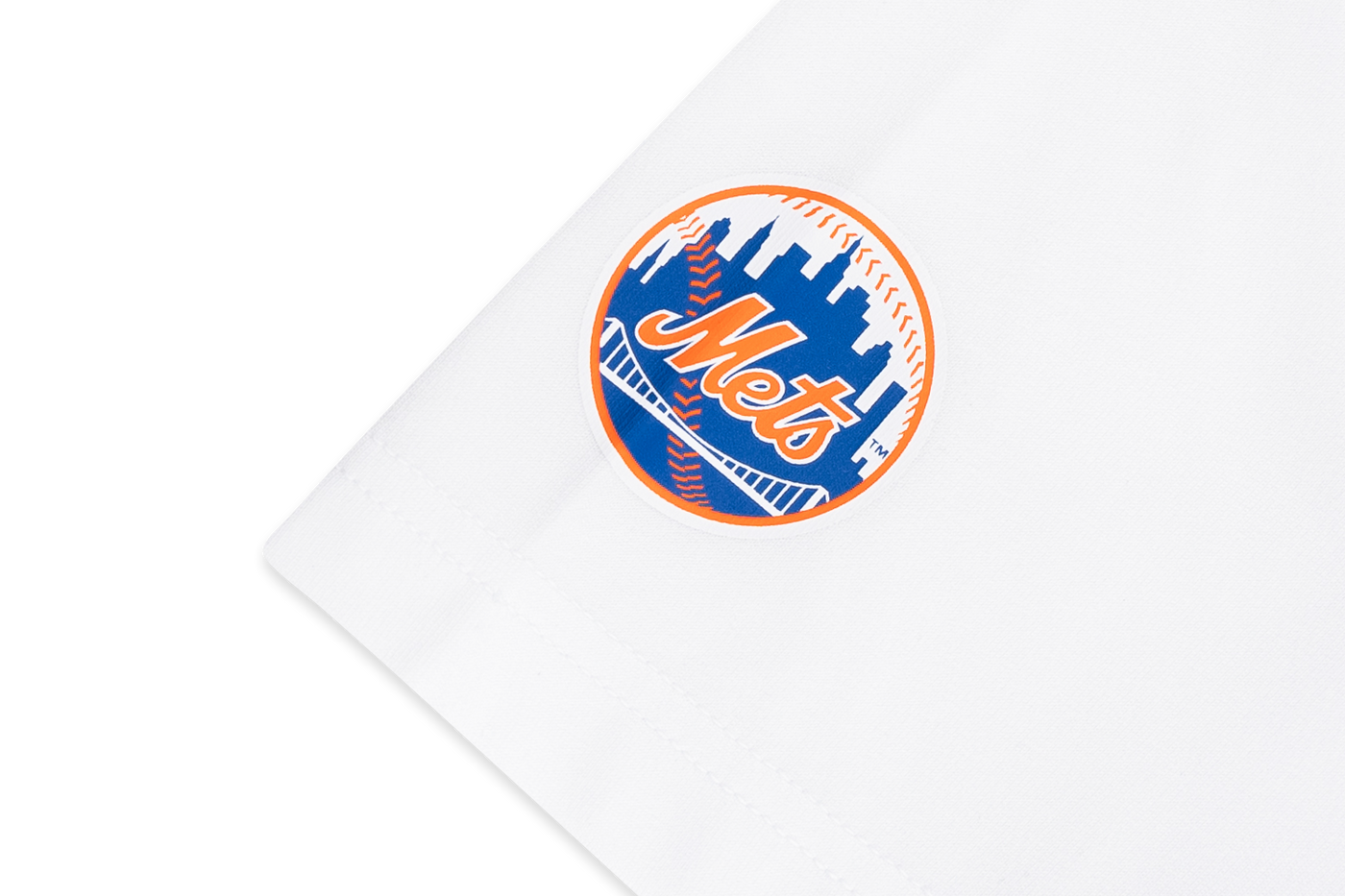 NEW YORK METSPARTY VIBE - MLB DONUT WHITE REGULAR SHORT SLEEVE T-SHIRT