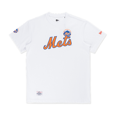 NEW YORK METSPARTY VIBE - MLB DONUT WHITE REGULAR SHORT SLEEVE T-SHIRT