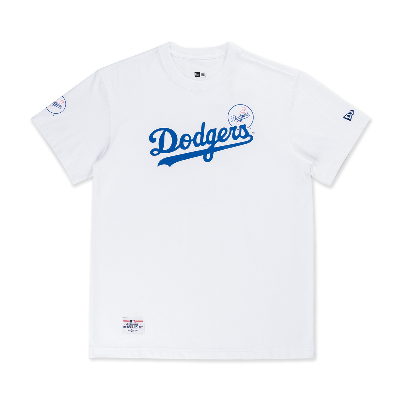 LOS ANGELES DODGERS PARTY VIBE - MLB DONUT WHITE REGULAR SHORT SLEEVE T-SHIRT
