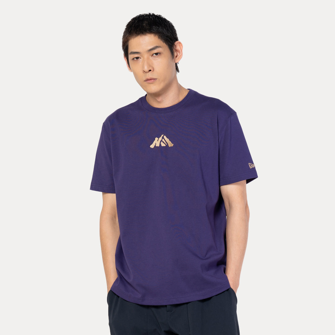 New Era　SHORT-SLEEVE MNT OOTTF New Era Wild Botanica Oceanside Blue Performance Short