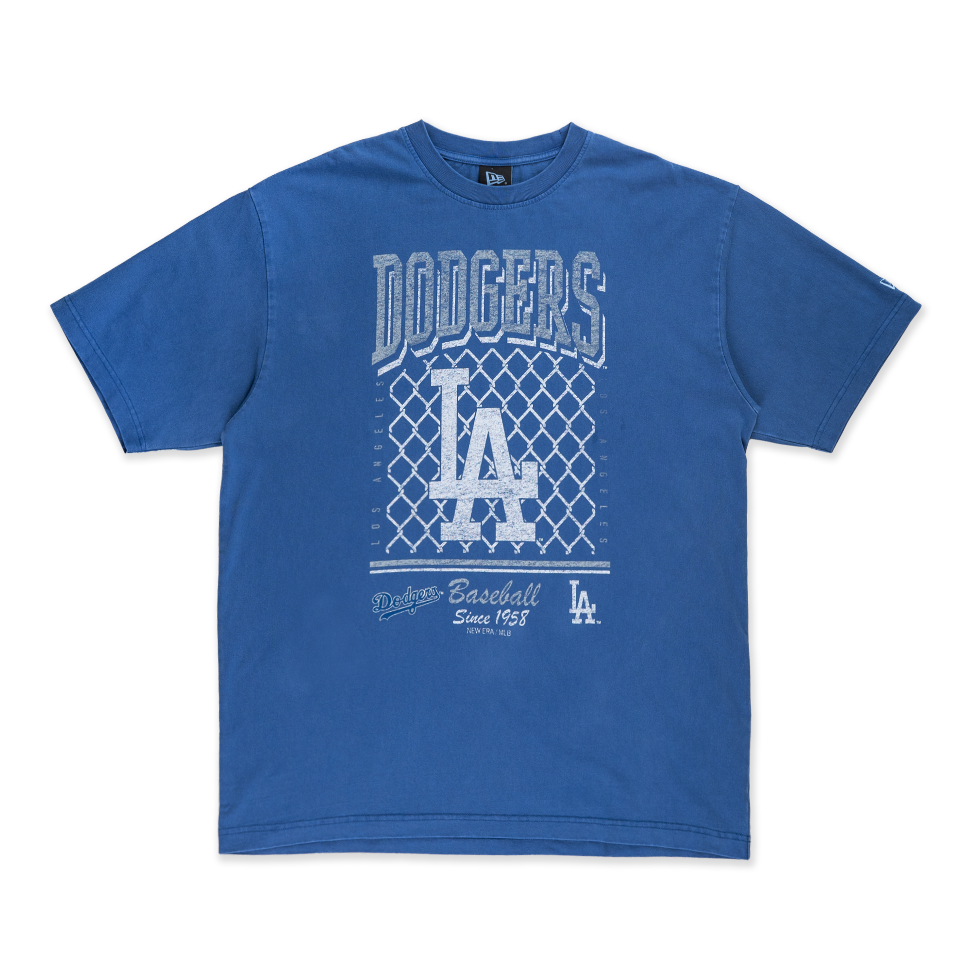 LOS ANGELES DODGERS OLD SCHOOL SPORT AP BLUE OVERSIZED SHORT