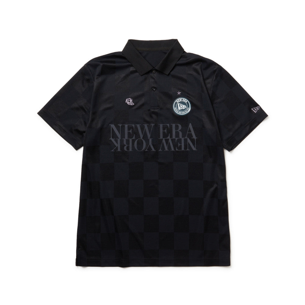 NEW ERA CHECKERBOARD BLACK SHORT SLEEVE POLO SHIRT – New Era Hong Kong