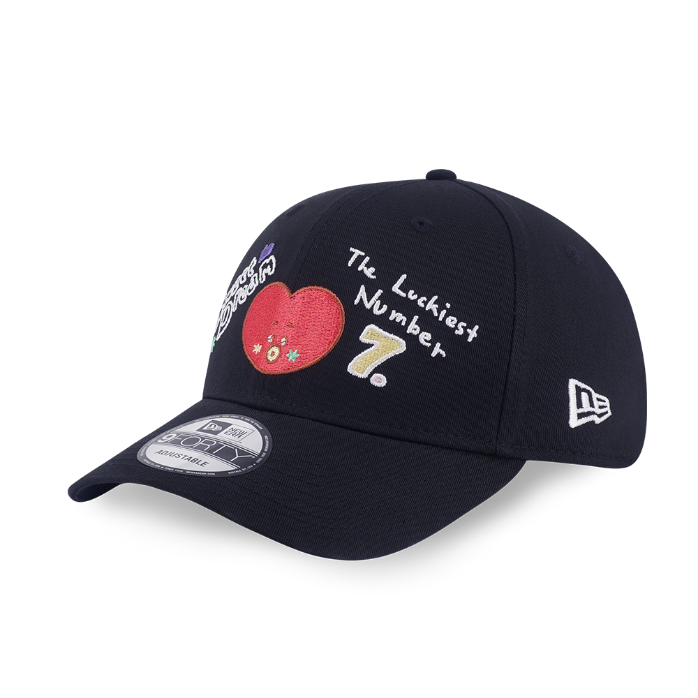 DISH//衣装部屋✕New Era 9FORTY Black FC 限定 NEW ERA X BT21 THE JOURNEY COLLECTION TATA BLACK 9FORTY CAP – New