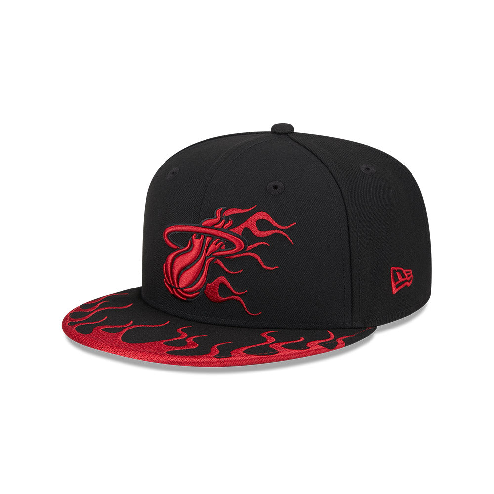 NBA 2023-2024 RALLY DRIVE MIAMI HEAT BLACK 9FIFTY CAP – New Era