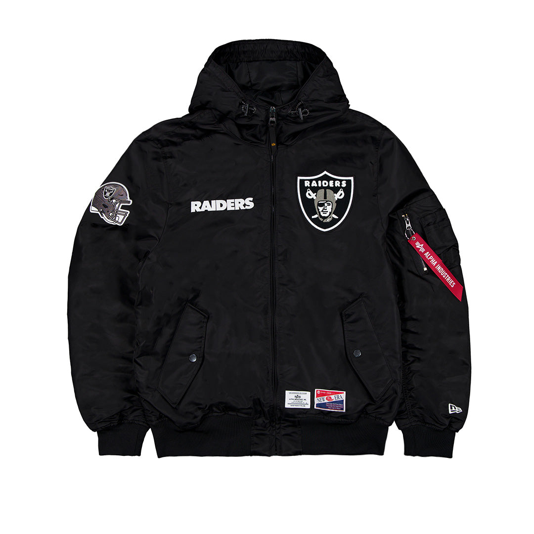 ALPHA INDUSTRIES X LAS VEGAS RAIDERS BLACK JACKET – New Era