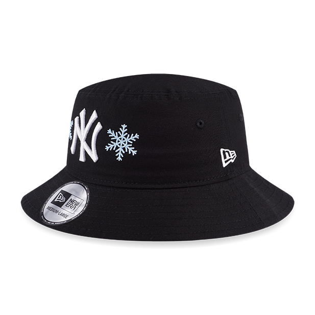 MLB SNOWFLAKES NEW YORK YANKEES BLACK BUCKET New Era Hong Kong