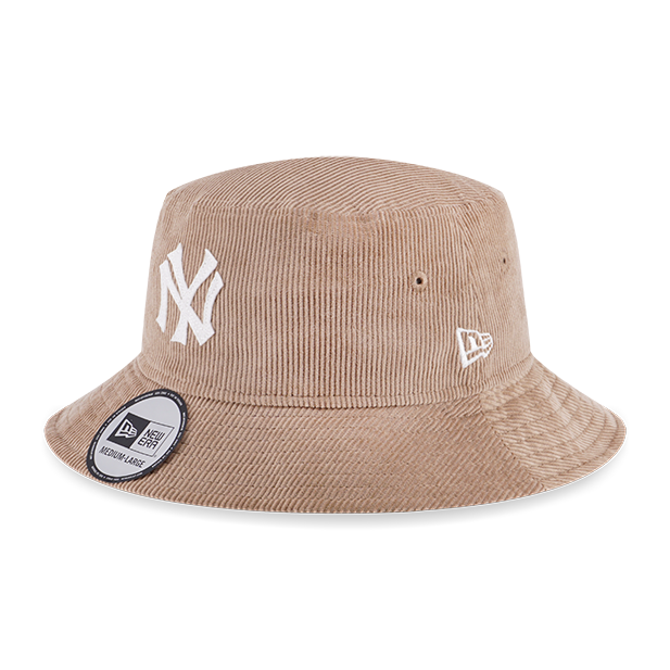 NEW YORK YANKEES LIGHT CORDUROY KHAKI BUCKET 01 New Era Hong Kong