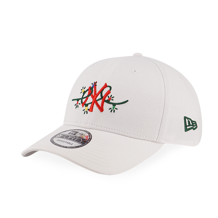 CHRISTMAS LIGHTS NEW YORK YANKEES WHITE 9FORTY CAP New Era Hong Kong