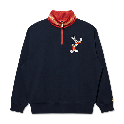 NEW ERA X LOONEY TUNES 2023 CNY BUGS BUNNY NAVY ZIP UP HOODIE New Era Hong Kong
