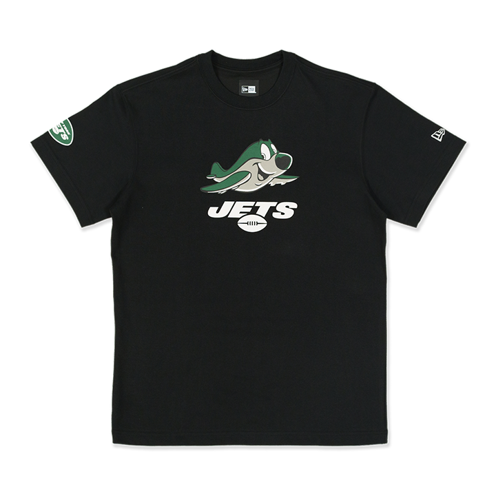 NEW YORK JETS MASCOTS BLACK SHORT SLEEVE T-SHIRT – New Era