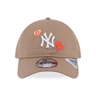 MLB WOMEN CHAIN STITCH NEW YORK YANKEES KHAKI 9TWENTY SMALL CAP
