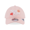 MLB WOMEN CHAIN STITCH NEW ERA OPEN PINK 9TWENTY SMALL CAP