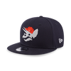 DINOSAUR WITH RED MINI CAP FOSSIL ICON NAVY KIDS 9FIFTY CAP