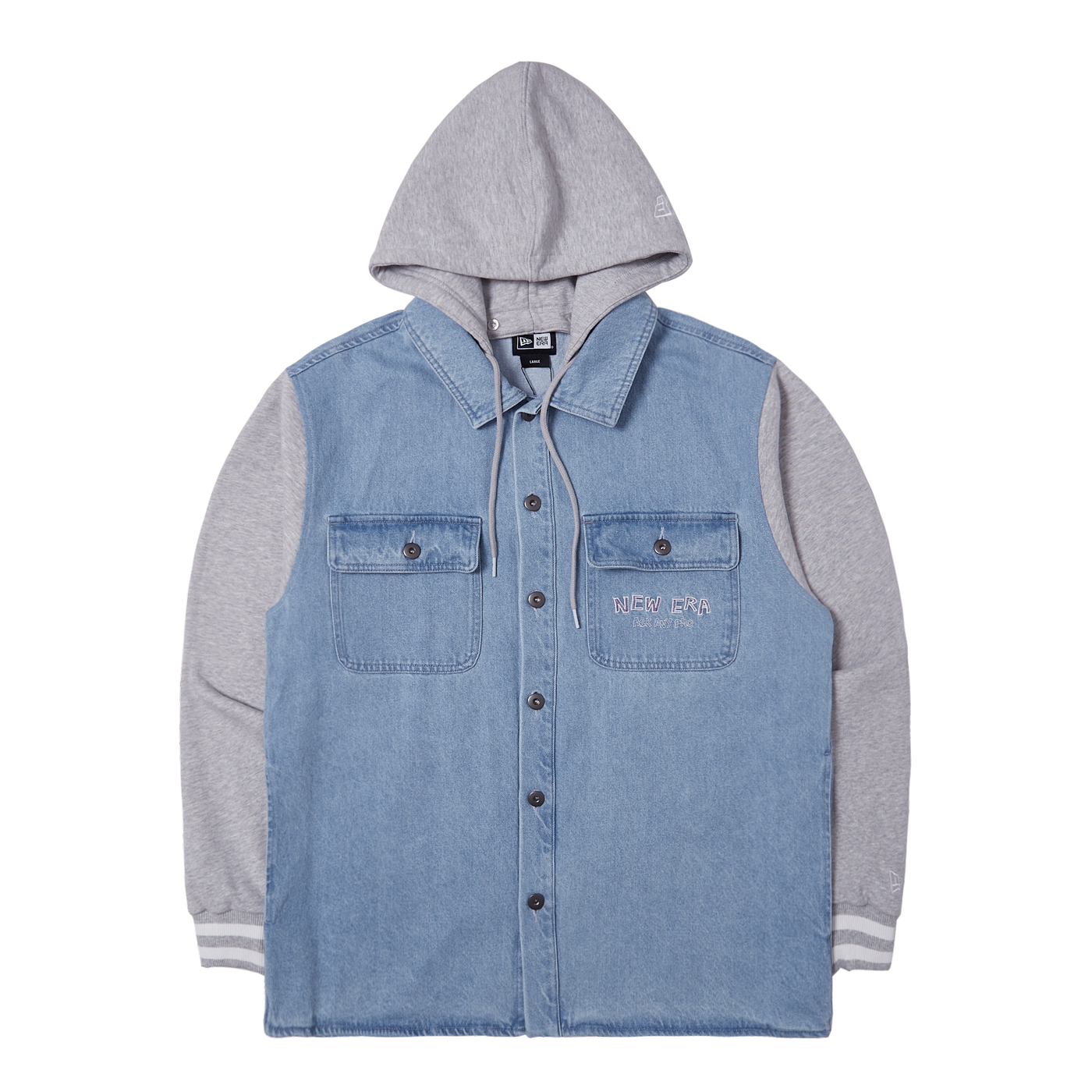 NEW ERA DENIM BLUE SHIRT JACKET