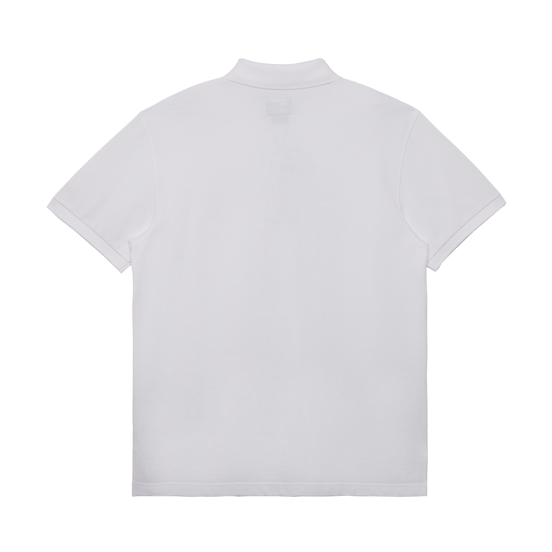 NEW ERA ESSENTIAL WHITE SHORT SLEEVE POLO SHIRT