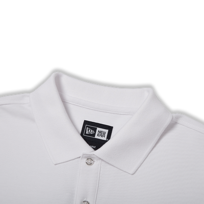 NEW ERA ESSENTIAL WHITE SHORT SLEEVE POLO SHIRT