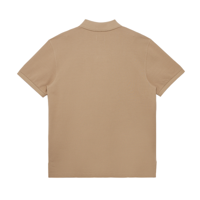 NEW ERA ESSENTIAL KHAKI SHORT SLEEVE POLO SHIRT