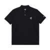 NEW ERA ESSENTIAL BLACK SHORT SLEEVE POLO SHIRT