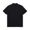 NEW ERA ESSENTIAL BLACK SHORT SLEEVE POLO SHIRT