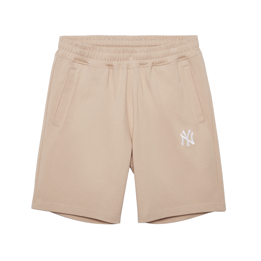 NEW YORK YANKEES ESSENTIAL KHAKI KNIT SHORTS