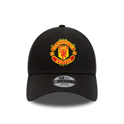 MANCHESTER UNITED F.C. BLACK KIDS 9FORTY CAP