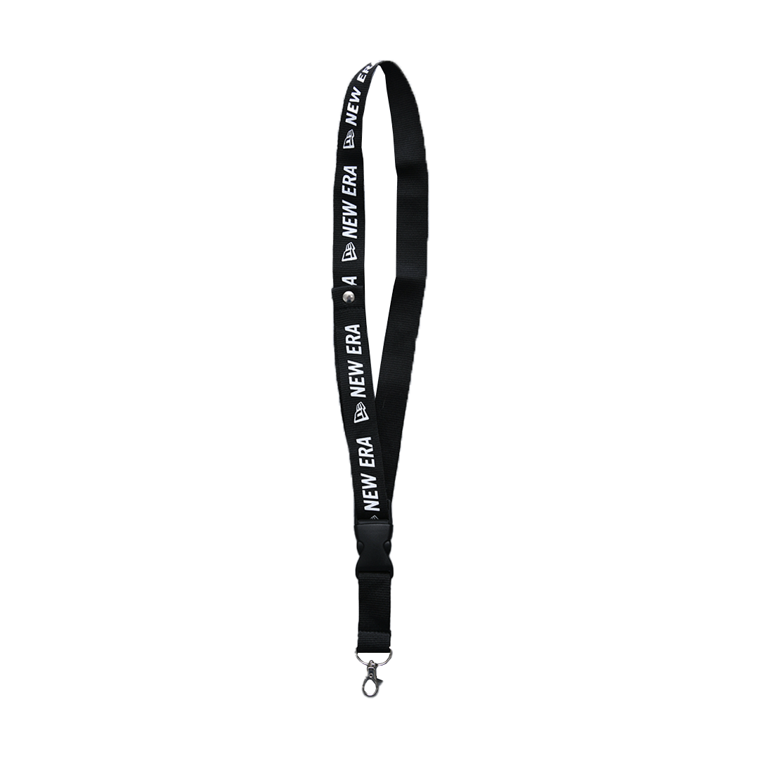 NEW ERA BLACK LANYARD