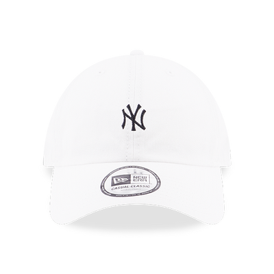 NEW YORK YANKEES ESSTENTIAL MINI LOGO WHITE CASUAL CLASSIC CAP