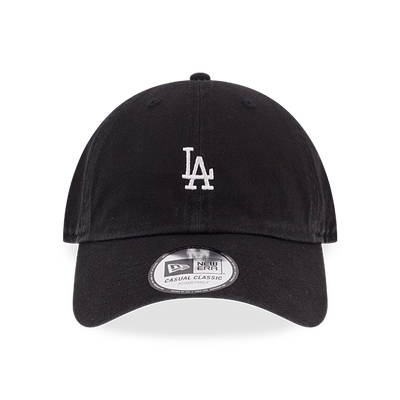 LOS ANGELES DODGERS ESSTENTIAL MINI LOGO BLACK CASUAL CLASSIC CAP