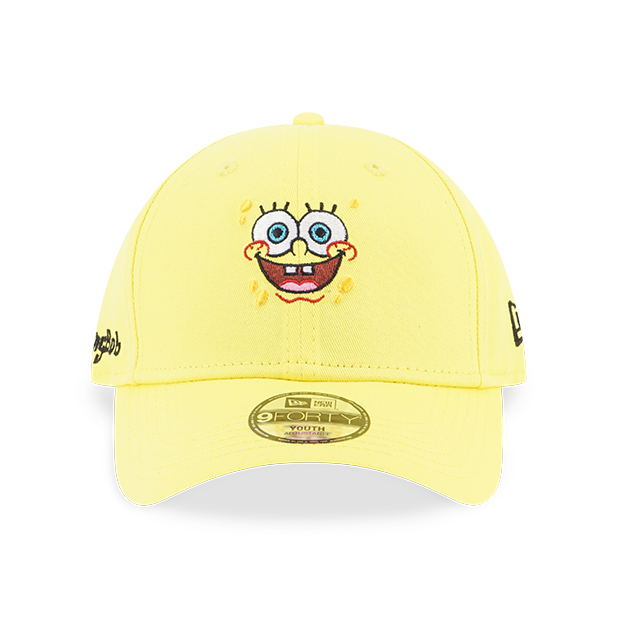 NEW ERA X SPONGEBOB YELLOW KIDS 9FORTY CAP