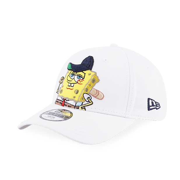 NEW ERA X SPONGEBOB WHITE KIDS 9FORTY CAP