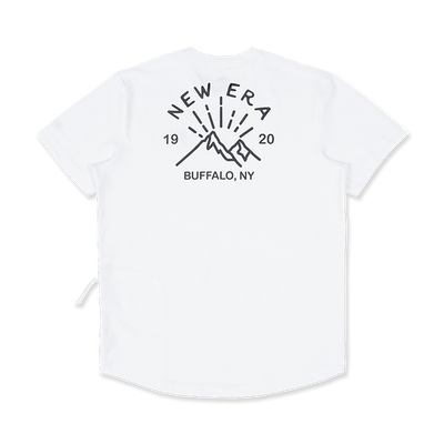 NEW ERA MOUNTAIN LOGO WHITE SHORT SLEEVE T-SHIRT