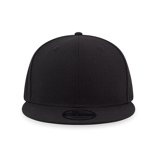 New Era New Era 9fifty Stretch Cap Rubber Badge Black/Black - M - L New Era New Era 9fifty Stretch Cap Rubber Badge Black/Black - M - L