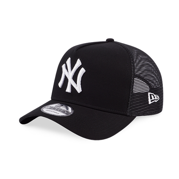 MLB NEW YORK YANKEES BASIC BLACK 9FORTY AF TRUCKER CAP – New