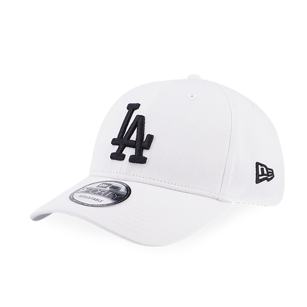 ■New Era■ MLB Basic LA Dodgers Unstructured Ball Cap White Los Angeles Dodgers Whiteout Basic 59FIFTY Fitted Hat – New