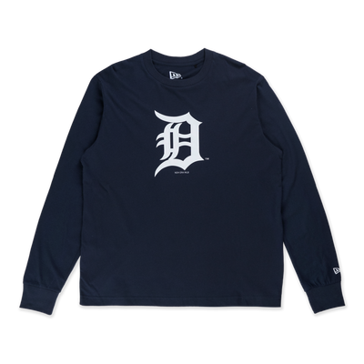 DETROIT TIGERS AP MLB LS TEE ESSENTIAL NAVY LONG SLEEVE T-SHIRT