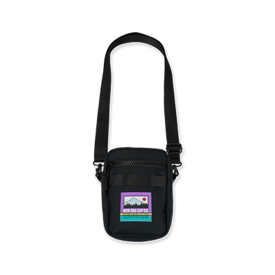 NEW ERA MOUNTAIN LABEL BLACK MULTI CASE CROSS BODY BAG