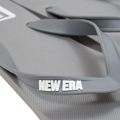 NEW ERA DUSTY CHARCOAL FLIP FLOPS