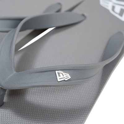 NEW ERA DUSTY CHARCOAL FLIP FLOPS