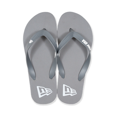 NEW ERA DUSTY CHARCOAL FLIP FLOPS