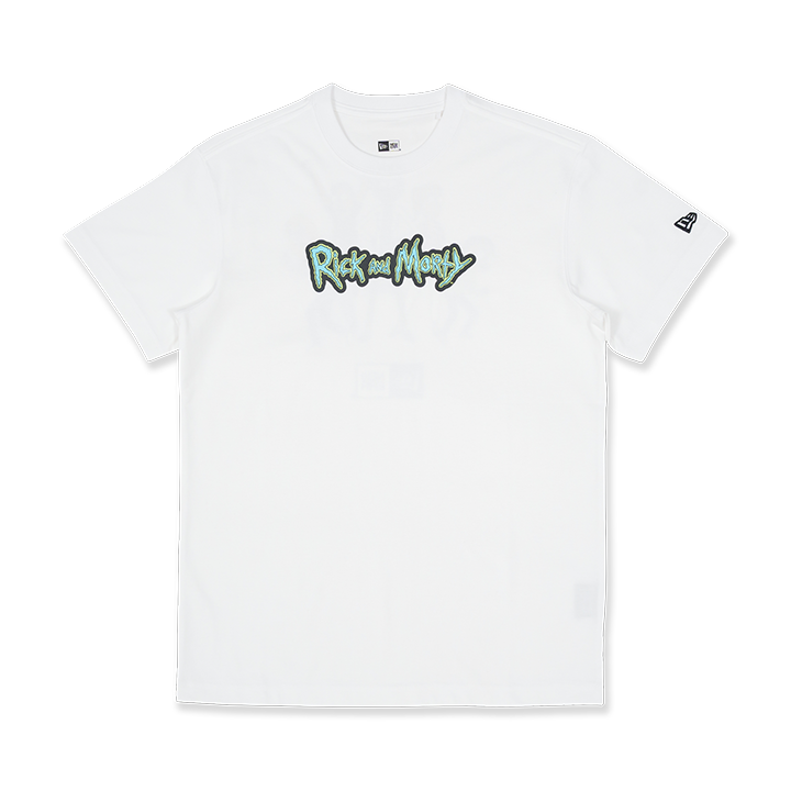 RICK AND MORTY CHARACTERS  WHITE SHORT SLEEVE T-SHIRT