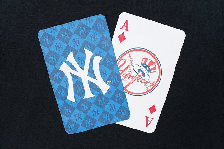 MLB NEW YORK YANKEES POKER CARD BLACK SHORT SLEEVE T-SHIRT