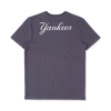MLB CORE BASIC NEW YORK YANKEES GRAPHITE SHORT SLEEVE T-SHIRT