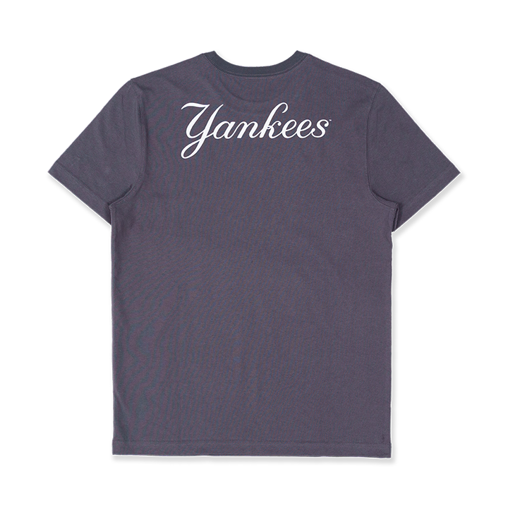 MLB CORE BASIC NEW YORK YANKEES GRAPHITE SHORT SLEEVE T-SHIRT
