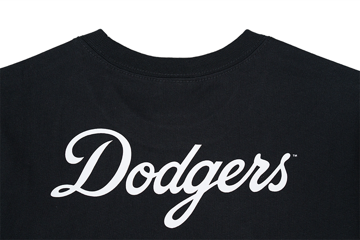 MLB CORE BASIC LOS ANGELES DODGERS BLACK SHORT SLEEVE T-SHIRT