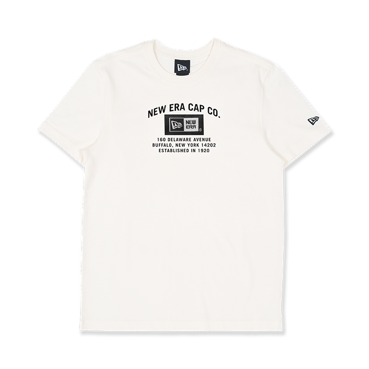 NEW ERA LABEL IVORY SHORT SLEEVE T-SHIRT