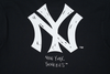 MLB COOPERSTOWN NEW YORK YANKEES HAND DRAWING BLACK SHORT SLEEVE T-SHIRT